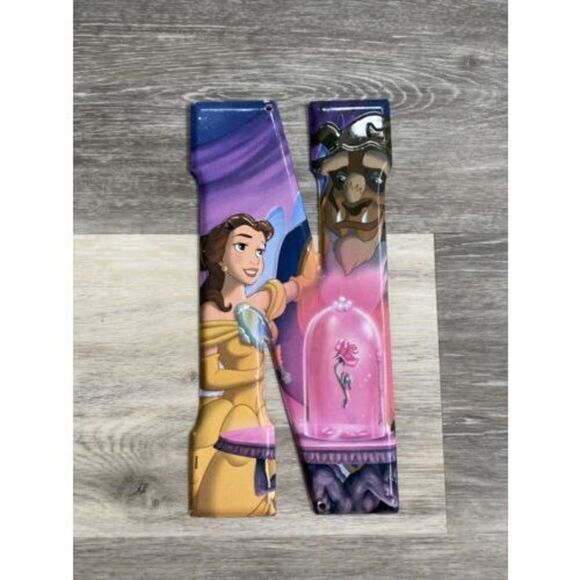 Disney Other - Disney Beauty and the Beast Metal Letter N Open Road Girls Room Wall Decor